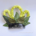 Handmade Floral Hair Comb for Hawaii Dancer